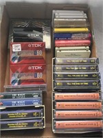 Assorted Cassette Tape Sets, Sealed Blank &, Loose