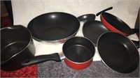 Assorted Frying and Sauce Pans