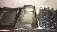 Pair of Cookie Sheets, Assorted Baking Pans and