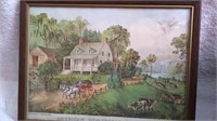 Currier & Ives American Homestead Summer 10x13