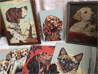 Assorted Paintings & Pictures - largest one 13x10