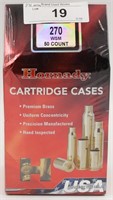 50 Count Of Hornady .270 WSM New Empty Brass