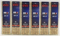 600 Rounds Of CCI Mini Mag .22 LR Ammunition