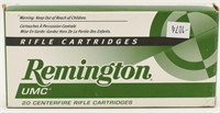 20 Rounds Of Remington UMC .22-250 Rem Ammo