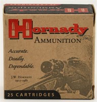 25 Rounds Of Hornady Custom 9mm Luger Ammo