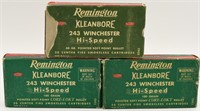 60 Count Of Remington .243 Win Empty Brass Cases