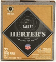 500 Rounds Of Herter's .22 LR Target Ammunition