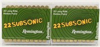 200 Rounds Remington 22 Subsonic .22LR Ammo