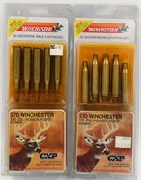 20 Rds Winchester CXP2 .270 Win & 20 Empty Brass