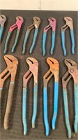(20) Assorted Tongue and Groove Pliers