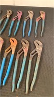 (20) Assorted Tongue and Groove Pliers