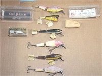 COLLECTION VINTAGE L& S FISHING LURES !-CSE