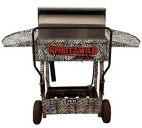 Ted Nugent Custom Zebra Party King BBQ Grill