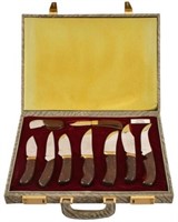 Custom Engraved Safari Knives in Case