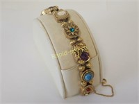 Vintage Victorian Revival Goldette Bracelet