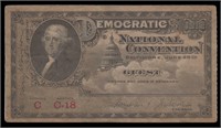 Ephemera 1912 Democratic National Convention Ticke
