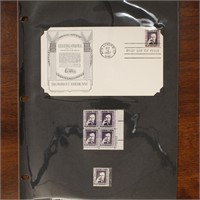 US Stamps #1294 & 1295 FDC, PB & SIngle