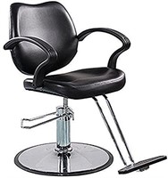 Black Hydraulic Barber Styling Chair