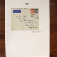 India Used in Burma Stamps & Covers on album pages