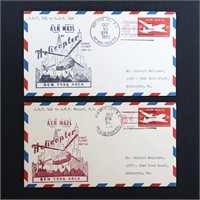 US Stamps 4 Helicopter Covers 1952 all with cachet