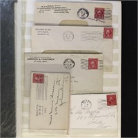 US Stamps 30 Coil Covers, Washington-Franklins