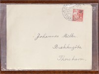 Faroe Islands Stamp #4 tied on Cover Jan 16, 1941