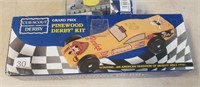 Vintage Cub Scout Pinewood Derby Kit in Box with