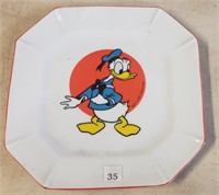 Vintage Walt Disney Donald Duck Plate