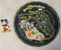 Walt Disney World Metal Tray and Mickey Mouse