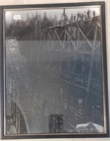 11" x 14" Picture of Highest Single Pole Bridge