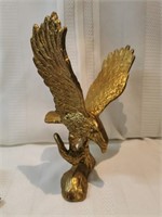 Feng Shui Brass Eagle 7" h x 5" w for Success