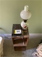 Lamp, old box
