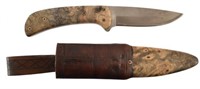Ted Nugent's Custom Buckeye Burl Knife