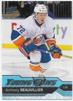 Anthony Beauvillier UD Young Guns Rookie #220