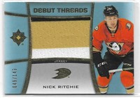 Nick Ritchie Ultimate Debut Threads Jersey /149