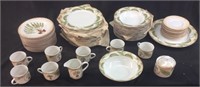 AMERICAN ATELIER TROPICAL PALM CHINA SET