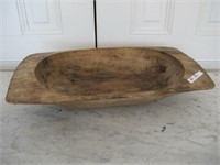 EARLY WOODEN DOUGH BOWL
