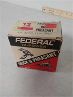 12Ga,Federal,duck&pheasent,25shells