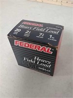 20Ga,Federal field loads,25shells