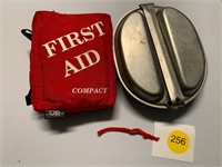 FIRST AID KIT AND MESS KIT