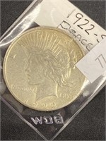 1922-s Peace Silver Half Dollar