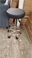 KK Toner Adjustable Height Rolling Shop Stool