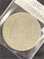 1890-o Morgan Silver Dollar