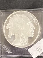 1 Oz .999 Fine Silver Buffalo