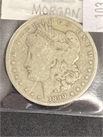 1890-o Morgan Silver Dollar