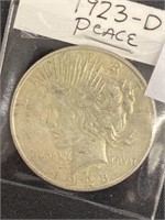1923-d Peace Silver Dollar