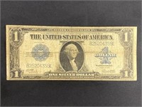 1923 Large One Dollar Silver Certificate Blue Seal