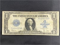 1923 Large One Dollar Silver Certificate Blue Seal