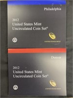 2012 Philadelphia And Denver Uncirculated Coin