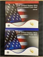2016 Philadelphia And Denver Uncirculated Coin